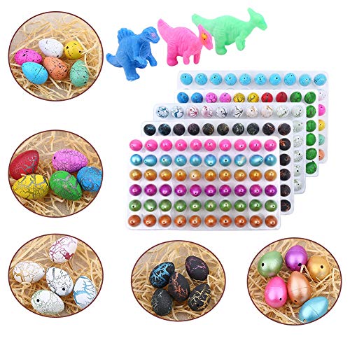 60 PCS Niños Educativos Novedad Juguetes de Dinosaurios Agua Mágica Para Incubar Huevos de Dinosaurio de Pascua Huevos Crecientes Inflables Para Suministros Para Fiestas (#4)