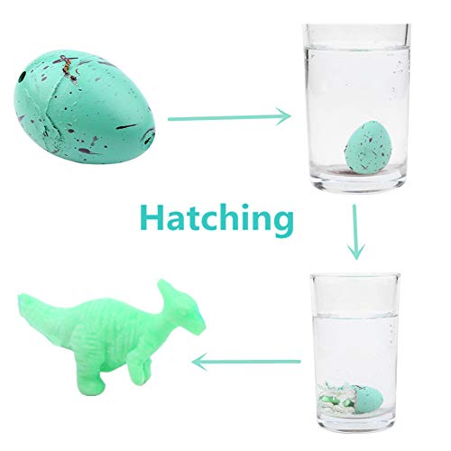 60 PCS Niños Educativos Novedad Juguetes de Dinosaurios Agua Mágica Para Incubar Huevos de Dinosaurio de Pascua Huevos Crecientes Inflables Para Suministros Para Fiestas (#1)
