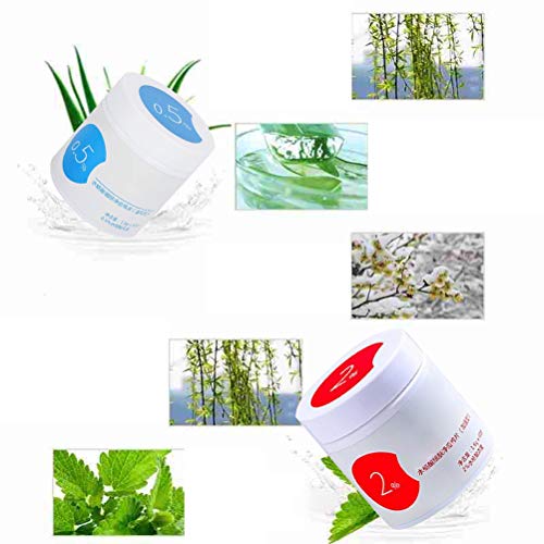 60pcs faciales almohadillas de algodón con 0,5% de ácido salicílico rápida limpieza del cojín de algodón maquillaje Remover Pads para eliminación de puntos negros y la minimización de los poros