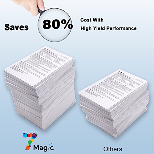 7 Magic CF283A 83A Cartuchos de tóner compatibles para HP 83A CF283A Uso para HP Laserjet Pro M125a M125nw M126a M126nw M127fn M127fw M128fn M128fw M201dw M201n M202dw M202n M225dn M225dw (1 Negro)