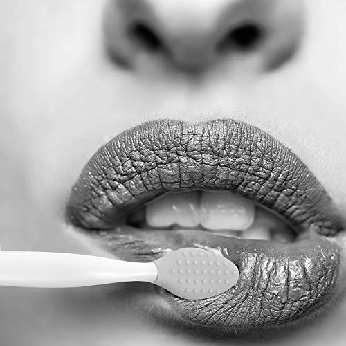 8 piezas de silicona labio cepillo doble cara exfoliante labio exfoliante cepillo para un aspecto más suave y más completo del labio