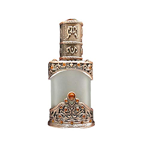 8g Contenedor cosmético vacío de vidrio Tarro decorativo de lujo para bálsamo de muestra de cremas de viaje - Bronce