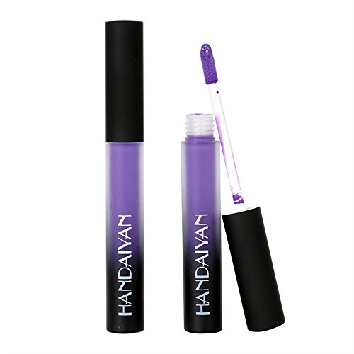 99AMZ 12 Colors Mate Líquido Lápiz Labial Duradero Impermeable Terciopelo Barra de labios 24 horas Pintalabios Granate Rojo Ink Barra de Labios Resistente al agua Profesional Brillos Labiales (J)