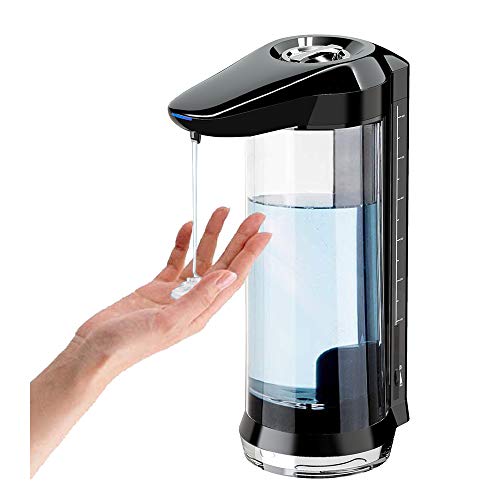 A5X Dispensador de jabón automático 650ml Dispensador de jabón líquido eléctrico sin Contacto para Cocina Baño Gel Desinfectante de Manos