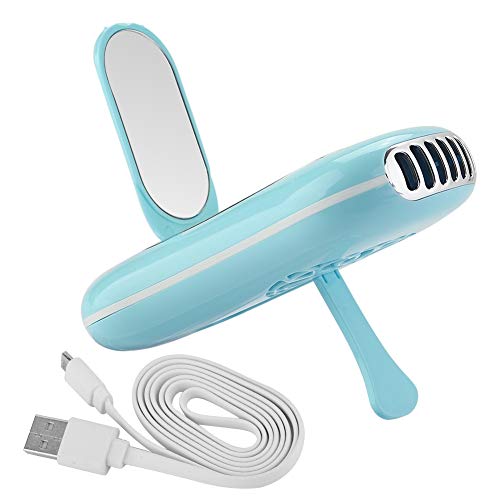 Abanico de pestañas, secador de pestañas, salón de belleza duradero multifunción para maquilladoras caseras para niñas(sky blue)