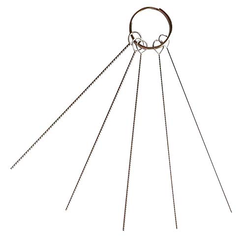 ABEST – Juego de herramientas para la limpieza y la reparación de aerógrafos, con cepillos y aguja de acero inoxidable, 3 unidades).