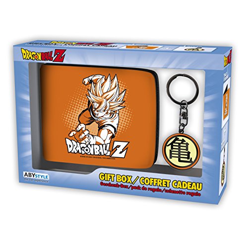 ABYstyle - DRAGON BALL - Caja de regalo - Monedero + Llavero Goku
