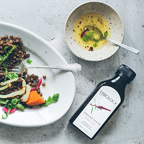 Aceite de Amaranto Bio 50ml - Prensado en Frío - Rico en Escualeno, Vitamina E y Omega 6 - Regeneración Corporal