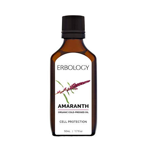 Aceite de Amaranto Bio 50ml - Prensado en Frío - Rico en Escualeno, Vitamina E y Omega 6 - Regeneración Corporal