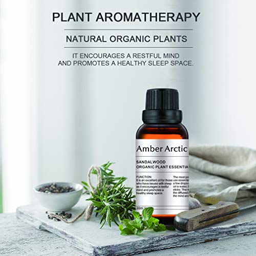 Aceite esencial de sándalo, 30 ml, aceite esencial 100% puro de mejor grado terapéutico, aceite de aromaterapia natural para difusor