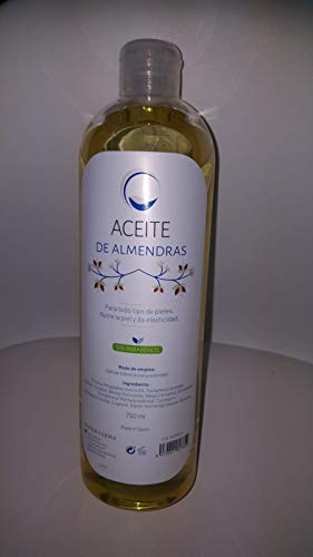 Aceite Puro de Almendras Dulces - 100% Natural para Humectar Y Equilibrar la Piel - Hidratar el Cabello y todo el Cuerpo - 700 ml