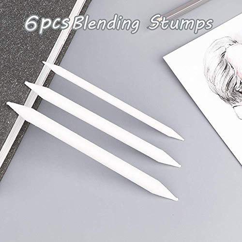 Acero Inoxidable Lavadora Artista - Limpiador de Brochas de Pintura con Doble Capa, Filtro y Resorte para Sujetar los Pinceles (Con 6 pcs Blending Stumps)