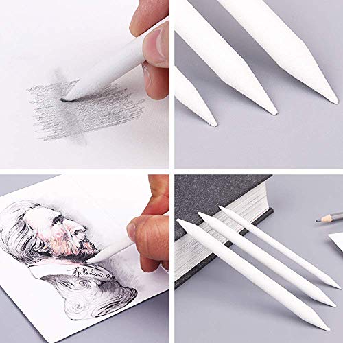 Acero Inoxidable Lavadora Artista - Limpiador de Brochas de Pintura con Doble Capa, Filtro y Resorte para Sujetar los Pinceles (Con 6 pcs Blending Stumps)