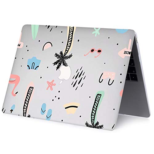 ACJYX Estuche MacBook Air De 13 Pulgadas (Modelo: A1932/A2179) Lanzamiento 2020 2019 2018, Estuche Rígido para Computadora Portátil Cubierta De Plástico, Vacaciones De Verano En La Playa
