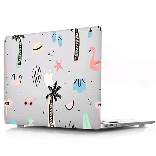 ACJYX Estuche MacBook Air De 13 Pulgadas (Modelo: A1932/A2179) Lanzamiento 2020 2019 2018, Estuche Rígido para Computadora Portátil Cubierta De Plástico, Vacaciones De Verano En La Playa