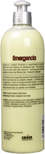 Acondicionador Emergencia De Aguacate Y Aceite De Oliva 453ml - Acondicionador Para El Control De Volumen Para Cabello Muy Seco Y Rebelde