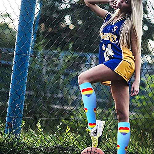 ACTINPUT 3 Pares Calcetines de compresión para Mujeres y Hombres 20-25 mmHg es el Mejor atlético, Correr,Escalar Montaña,Vuelo, Viajes, Enfermeras, Edema (Color 03-3 Pares, S-M)