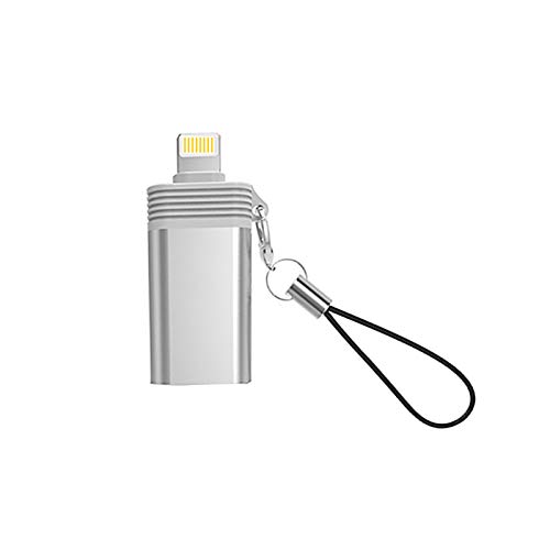 Adaptador de cámara USB, adaptador OTG hembra, compatible con iPhone 11, X, XS, 8 y 7, lector de tarjetas de soporte, teclado, micrófono, adaptador USB Ethernet, ratón