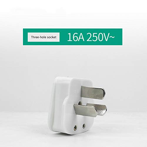 Adaptador de cepillo de dientes cargador cargador adaptador de máquina de afeitar zócalo Convertidor eléctrico de 2 pines a 3 pines