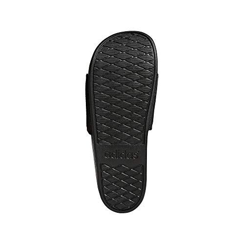 Adidas Adilette Comfort Zapatos de playa y piscina Hombre, Negro (Cblack/Cblack/Ftwwht Cg3425), 43 EU