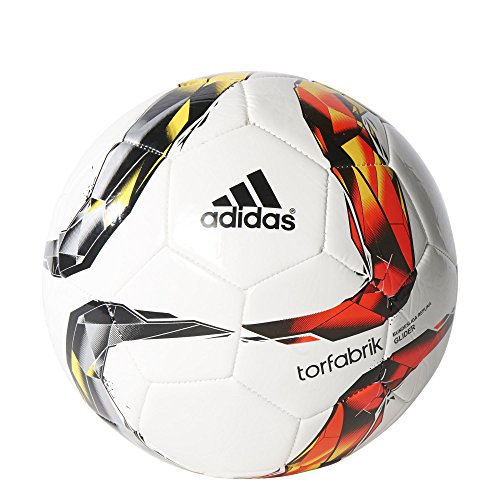 adidas Bekleidung DFL Glider Balón, Hombre, Blanco/Rojo/Negro/Naranja, 5
