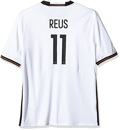 adidas DFB Home Jersey Youth Reus, Todo el año, Infantil, Color Blanco - Blanco, tamaño 8 años (128 cm)