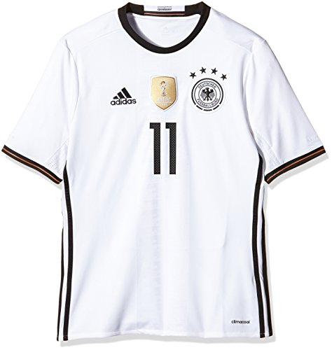 adidas DFB Home Jersey Youth Reus, Todo el año, Infantil, Color Blanco - Blanco, tamaño 8 años (128 cm)