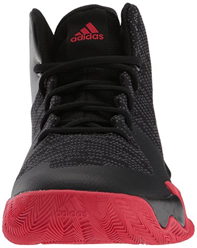 adidas - Explosive Flash Hombres, Negro (Core Black, Utility Black, Scarlet), 11 D(M) US