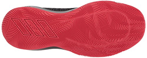 adidas - Explosive Flash Hombres, Negro (Core Black, Utility Black, Scarlet), 11 D(M) US