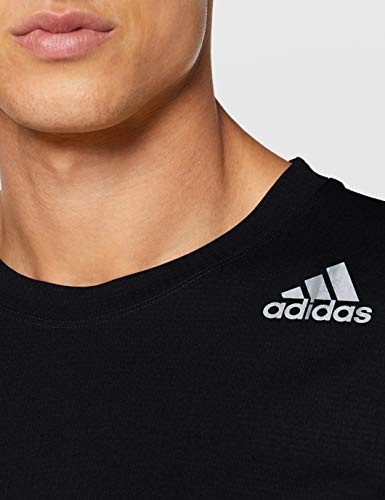 adidas FreeLift Climachill 3-Stripes tee Men Camiseta de Manga Corta, Hombre, Negro (Black), XS