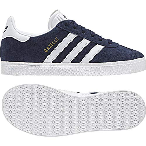 adidas Gazelle J, Zapatillas Unisex Niños, Azul (Collegiate Navy/Footwear White/Footwear White 0), 36 EU