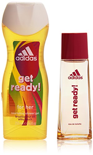 adidas Get Ready Woman - Agua de colonia, 2 piezas, 200 gr