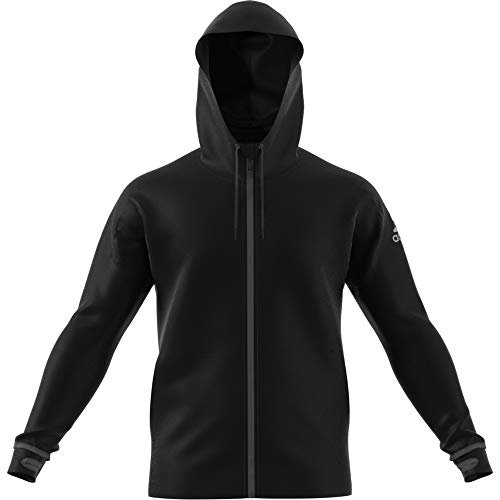 adidas M ID Ch Sta FZ Sudadera con Capucha de Deporte, Negro (Black Black), X-Large para Hombre