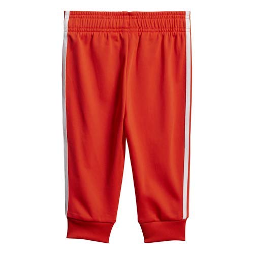 adidas Originals Kid's Superstar Track Suit Active Orange/White, 3T