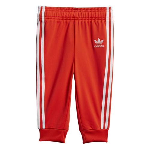 adidas Originals Kid's Superstar Track Suit Active Orange/White, 3T