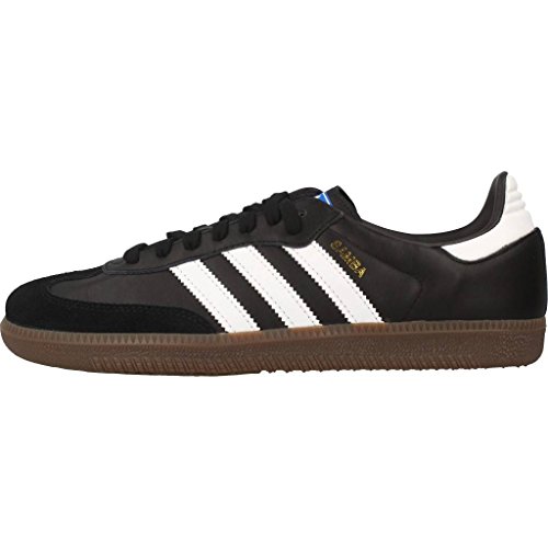 Adidas Samba OG, Zapatillas de Gimnasia para Hombre, Negro (Core Black/Footwear White/Gum 0), 44 EU