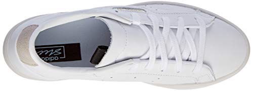 adidas Sleek, Zapatillas para Mujer, Color Blanco Footwear White Crystal White 0, 38 EU