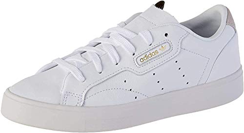 adidas Sleek, Zapatillas para Mujer, Color Blanco Footwear White Crystal White 0, 38 EU