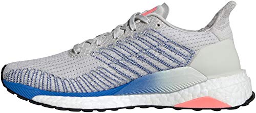Adidas Solar Boost 19 W, Zapatillas Running Mujer, Rojo (Grey One F17/GLORY Blue/Light Flash Red), 37 1/3 EU