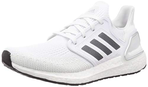 adidas Ultraboost 20, Zapatillas para Correr para Hombre, FTWR White/Night Met./Dash Grey, 42 2/3 EU