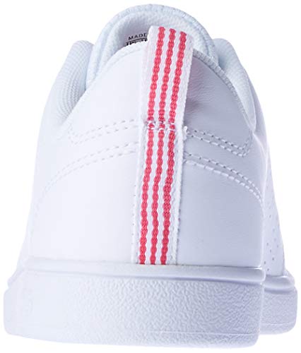 adidas Vs Advantage Cl K, Zapatillas de Deporte Unisex Niños, Blanco (Ftwbla/Ftwbla/Supros), 36 EU