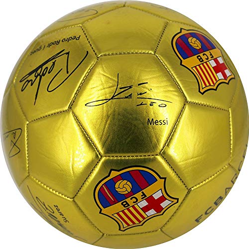 ADLIN Barcelona, ​​edición Limitada Nº 5 Fútbol Primaria y Secundaria de formación Juego de Pelota (Regular de 11 Personas del Sistema) (Color : Gold)
