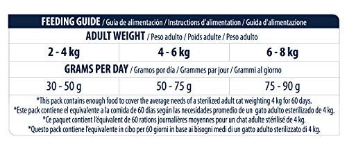 Advance Adult Sterilized - Pienso para Gatos Adultos esterilizados con Pavo y Cebada - 3 kg
