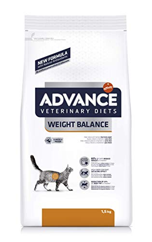 Advance Veterinary Diets Weight Balance - Pienso para gatos con tendencia a la obesidad - 1.5 kg