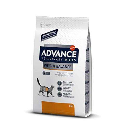 Advance Veterinary Diets Weight Balance - Pienso para Gatos con Tendencia a la obesidad - 8 kg