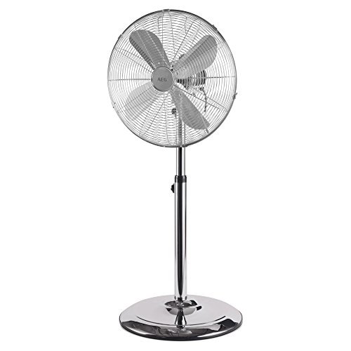 AEG 520031, Ventilador de pie oscilante con cuerpo metálico estilo retro, 40 cm, 50 W