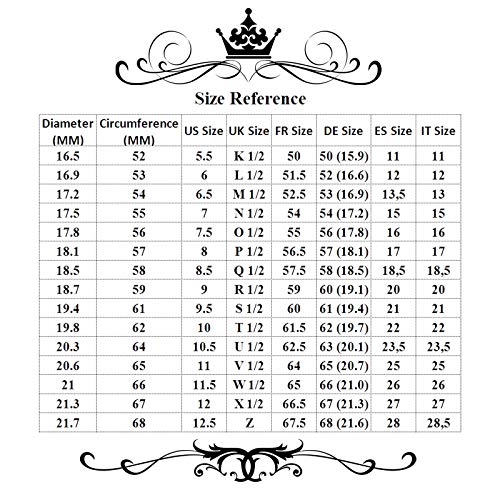 Aeici Anillo Hombre Joyeria de Titanio Anillo de Plata Patrón de Flor con Oval Anillos de Verde Anillo Talla 15