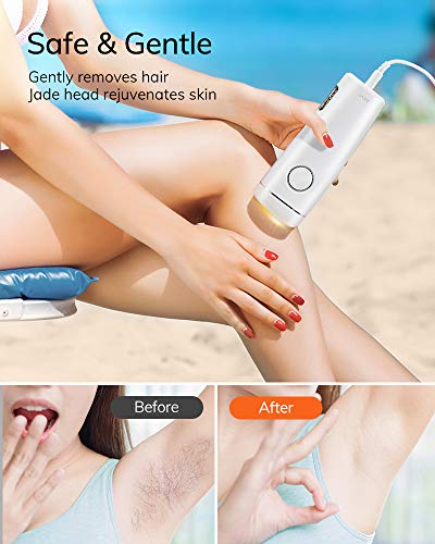 AEVO Depiladora de Luz Pulsada IPL, Depilación Permanente e Indolora, 999,999 Pulsos, 2 Modos Ajustable, para Cuerpo Cara Axilas y Otras Áreas, Uso Doméstico y Viaje, Mujeres y Hombres, Blanco
