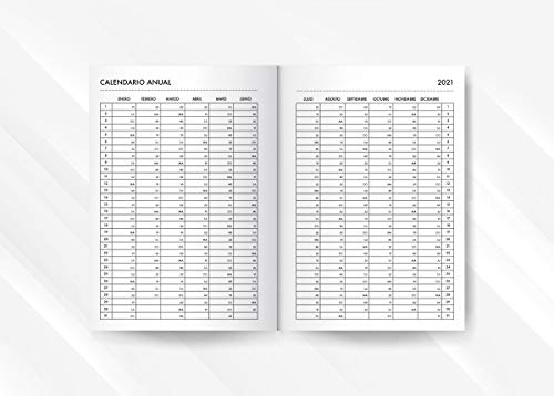 Agenda 2020 2021: Agenda 2020/2021 A5 - Organiza tu día - Agenda semanal - julio 2020 a diciembre 2021 - español - diseño de mármol