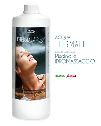 Agua termale addizionata de aroma Exotic – Thermal Bath Exotic 1 lt. – Ambientadores para bañera hidromasaje, Spa y Piscina. Envío immediata